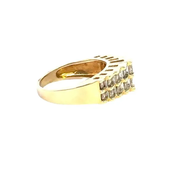 Estate 14K Diamond Pyramid Ring Image 3 Kiefer Jewelers Lutz, FL