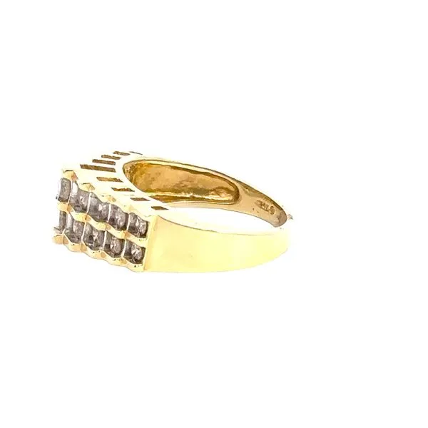 Estate 14K Diamond Pyramid Ring Image 4 Kiefer Jewelers Lutz, FL