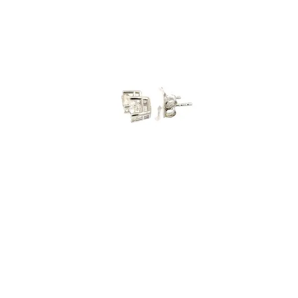 10KW .67ctw Princess Cut Diamond Stud Earrings Image 4 Kiefer Jewelers Lutz, FL