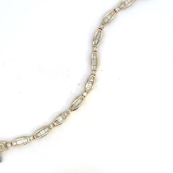 Estate 14KY 2CTW Diamond Tennis Bracelet Image 2 Kiefer Jewelers Lutz, FL