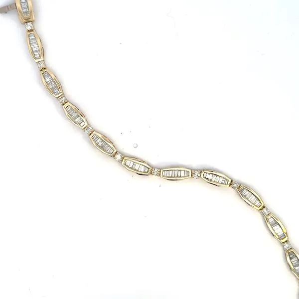 Estate 14KY 2CTW Diamond Tennis Bracelet Image 3 Kiefer Jewelers Lutz, FL