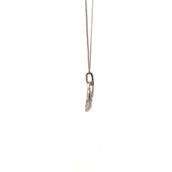 Estate 14KW Diamond Pendant with Chain Image 3 Kiefer Jewelers Lutz, FL