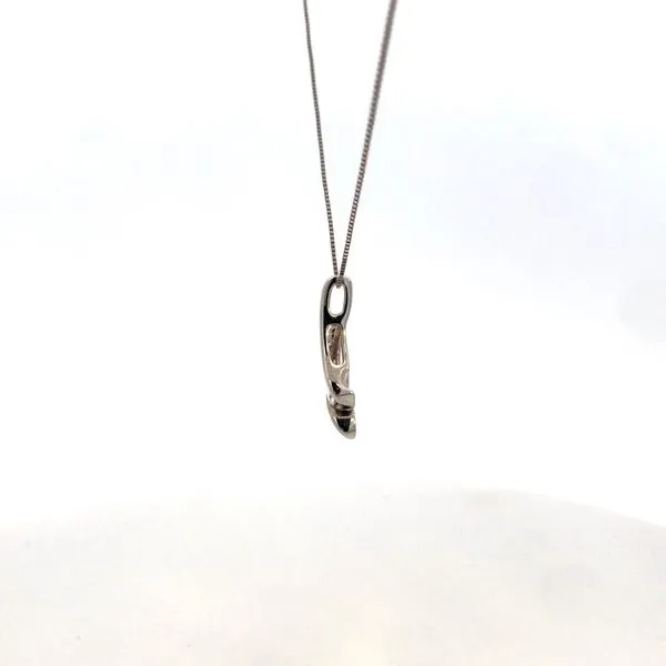 Estate 14KW Diamond Pendant with Chain Image 4 Kiefer Jewelers Lutz, FL