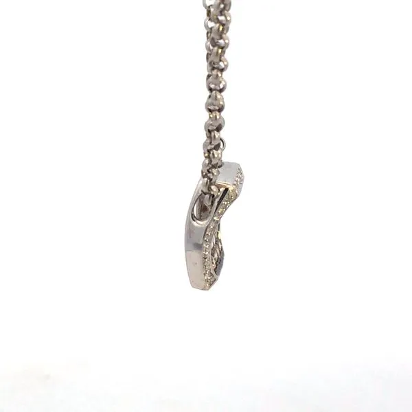 Estate 14KW Champagne and White Diamond Necklace Image 3 Kiefer Jewelers Lutz, FL