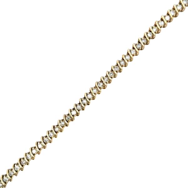 Estate 14K 2.5CTW Diamond Tennis Bracelet Kiefer Jewelers Lutz, FL