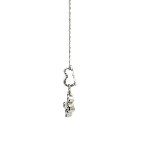 Estate 14K Diamond Vine Pendant Image 4 Kiefer Jewelers Lutz, FL