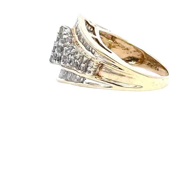Estate 10K Two-Tone 1CTW Diamond Ring Image 4 Kiefer Jewelers Lutz, FL