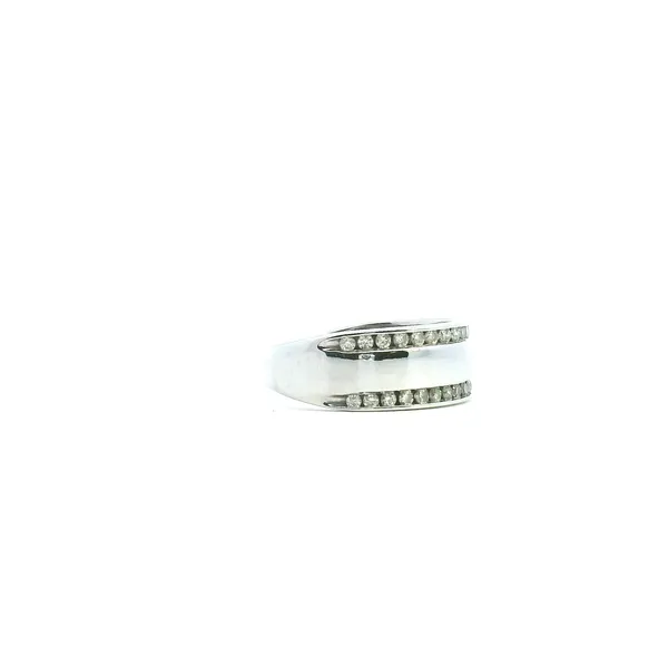 Estate 14KW Diamond Fashion Band Image 3 Kiefer Jewelers Lutz, FL