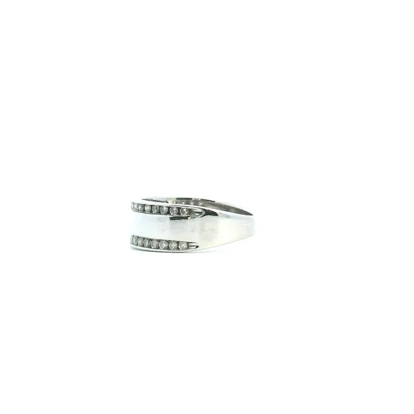 Estate 14KW Diamond Fashion Band Image 4 Kiefer Jewelers Lutz, FL
