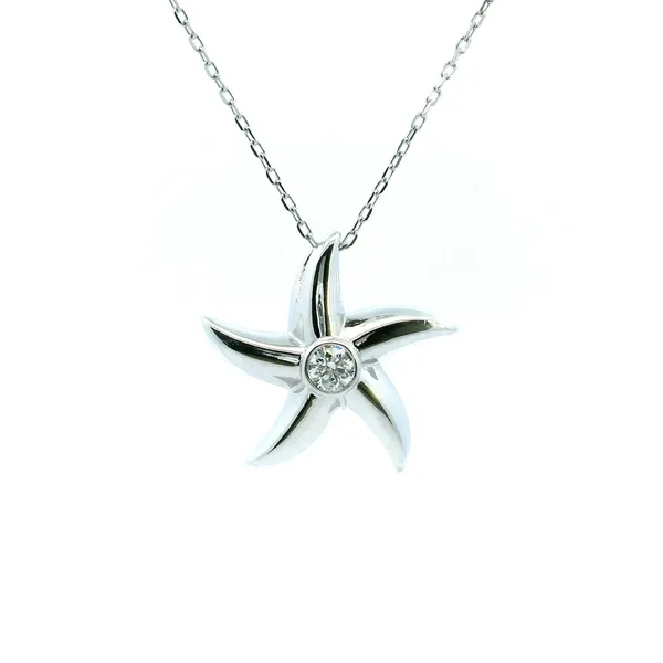 Estate 14KW Diamond Star Pendant Kiefer Jewelers Lutz, FL