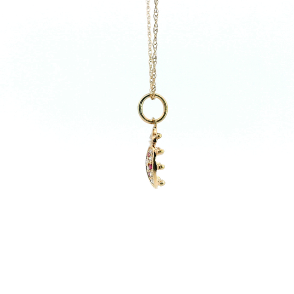 Estate 14KY Diamond Pave Ladybug Pendant Image 4 Kiefer Jewelers Lutz, FL