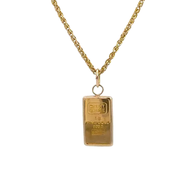 999.9 Credit Suisse Pendant Kiefer Jewelers Lutz, FL
