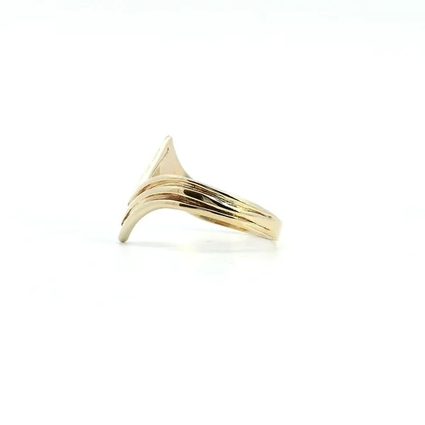 Estate 14KY Zig-Zag Design Fashion Roing Image 4 Kiefer Jewelers Lutz, FL