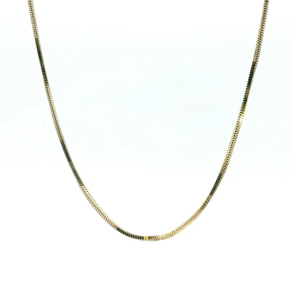 Estate 14KY Square Snake Chain