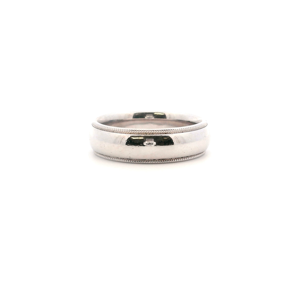 Estate 14KW 6MM Milgrain Wedding Band Image 4 Kiefer Jewelers Lutz, FL