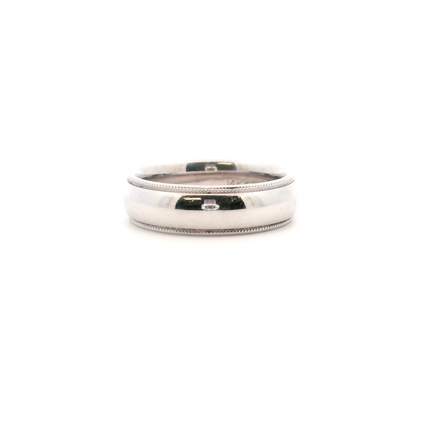 Estate 14KW 6MM Milgrain Wedding Band Kiefer Jewelers Lutz, FL
