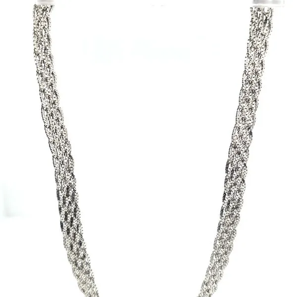 Estate Platinum Woven Necklace Kiefer Jewelers Lutz, FL