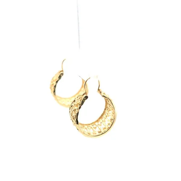 10K Estate Open Design Earrings Image 3 Kiefer Jewelers Lutz, FL