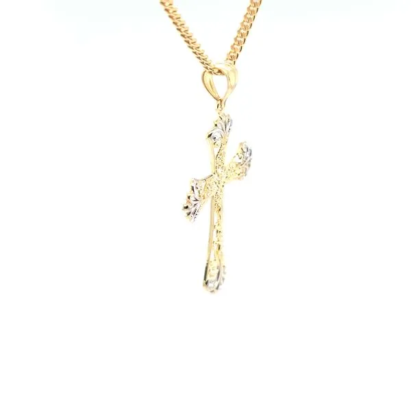 14KTT Estate Fancy Cross Image 2 Kiefer Jewelers Lutz, FL