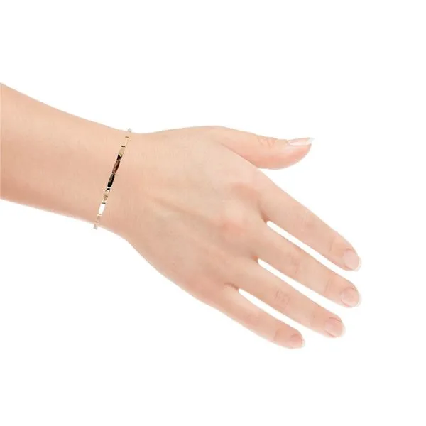Estate 14K Solid Bangle Bracelet Image 2 Kiefer Jewelers Lutz, FL
