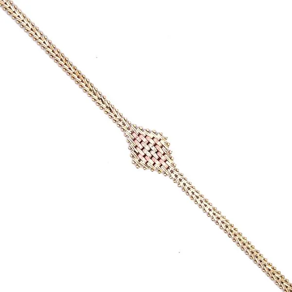 Estate 14K Tri-Color Fancy Bracelet Kiefer Jewelers Lutz, FL