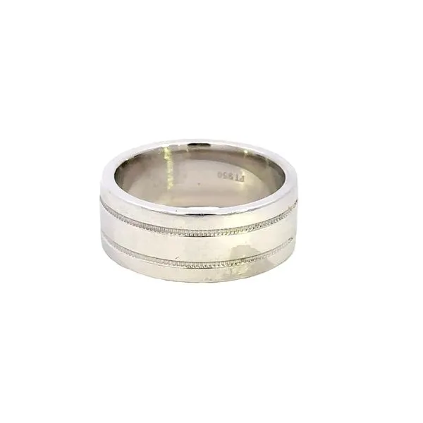Estate Platinum 8mm Ring Image 4 Kiefer Jewelers Lutz, FL