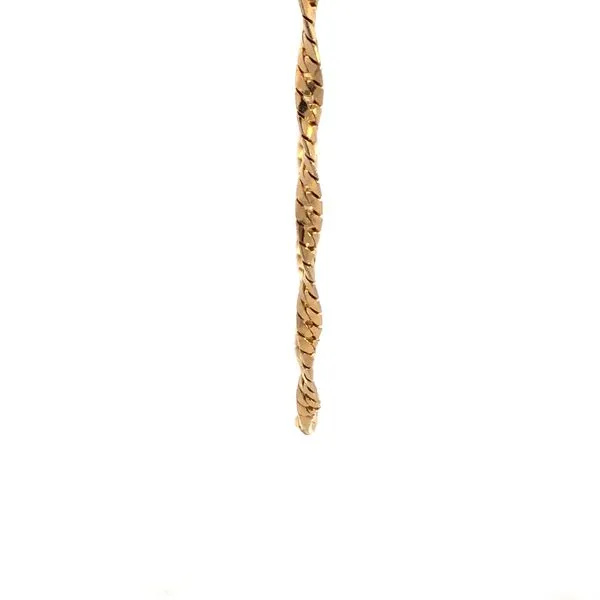 Estate 14KY Twisted Herringbone Chain Image 3 Kiefer Jewelers Lutz, FL