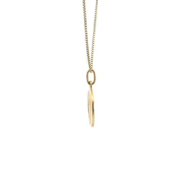 Estate 14KY Virgin Mary Pendant with Chain Image 4 Kiefer Jewelers Lutz, FL