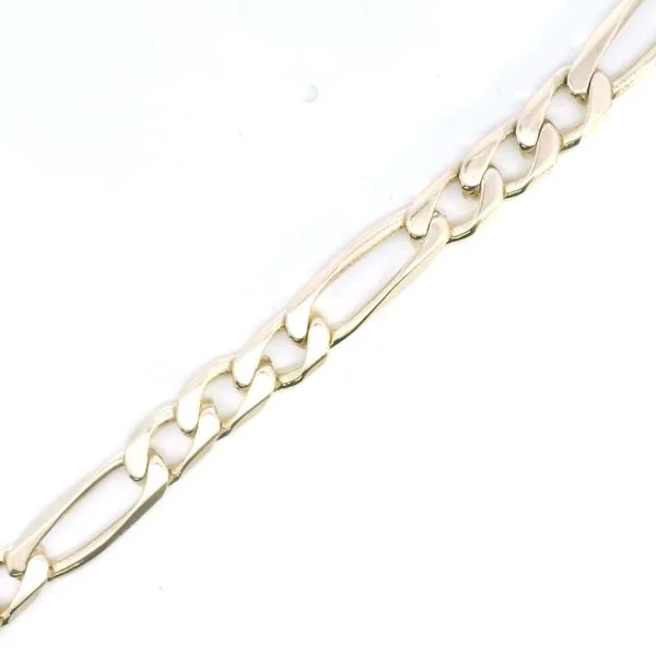 Estate 14KY 8\ Figaro Bracelet