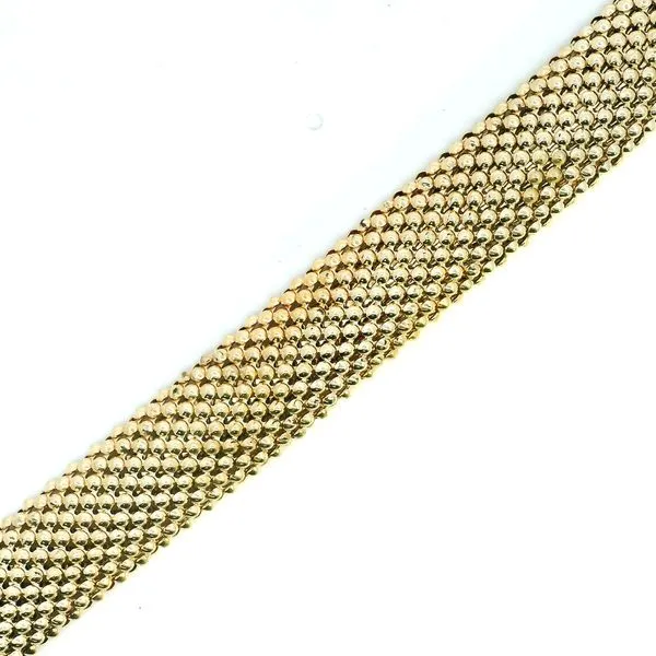 Estate 14KY 7.5\ Mesh Fashion Bracelet