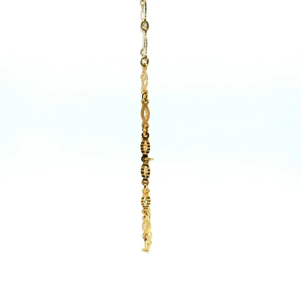 Estate 22KY Fancy Link Chain Image 4 Kiefer Jewelers Lutz, FL