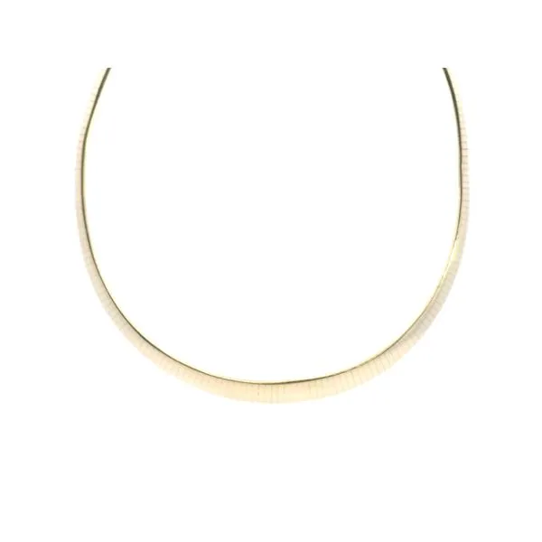 Estate 14KY Tapered Omega Necklace Kiefer Jewelers Lutz, FL