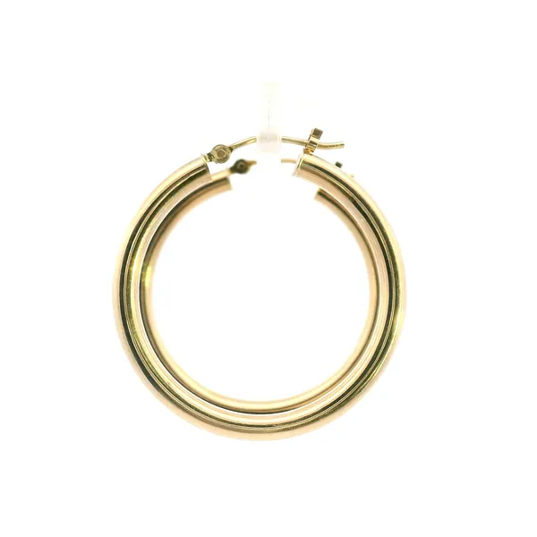 Estate 14KY Hoop Earrings Image 4 Kiefer Jewelers Lutz, FL