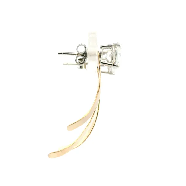 Estate 14KY Flared Earring Jackets Image 3 Kiefer Jewelers Lutz, FL