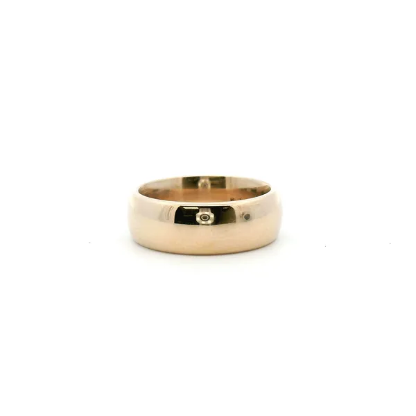 Estate 14KY 6.5MM Comfort Fit Wedding Band Image 3 Kiefer Jewelers Lutz, FL