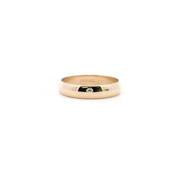 Estate 14KY 4MM Half Round Wedding Band Image 3 Kiefer Jewelers Lutz, FL