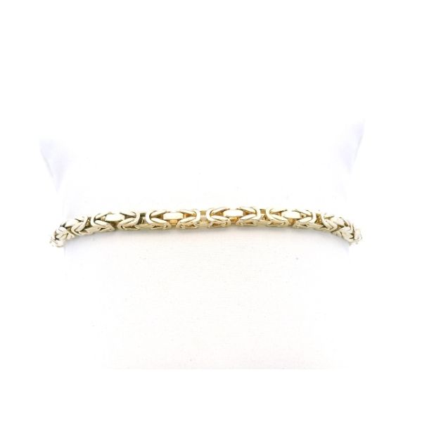 Estate 14KY Squared Byzantine Bracelet Kiefer Jewelers Lutz, FL