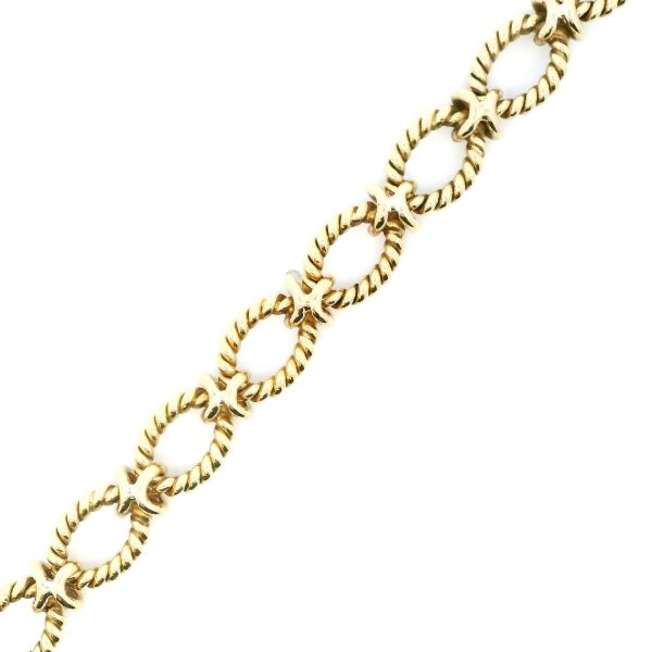 Estate 18KY Rope Link Bracelet Kiefer Jewelers Lutz, FL