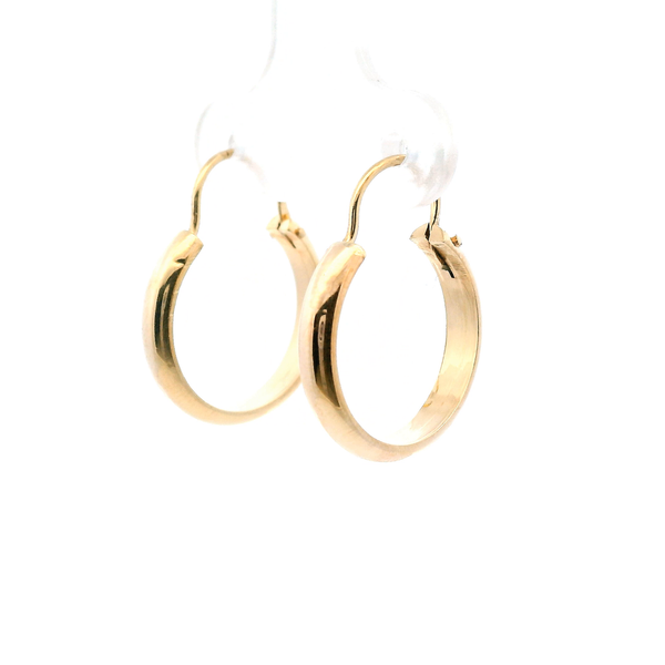 Estate 14KY 18MM Hoop Earrings Image 3 Kiefer Jewelers Lutz, FL