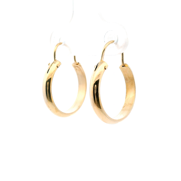 Estate 14KY 18MM Hoop Earrings Image 4 Kiefer Jewelers Lutz, FL