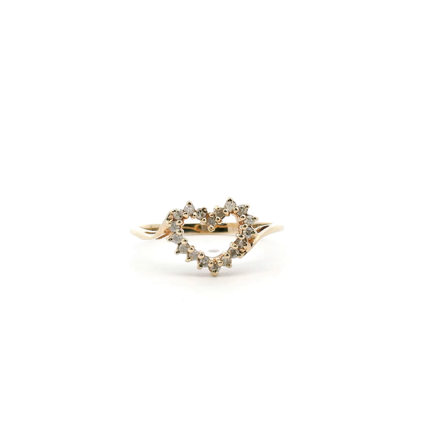Estate 10KY Diamond Heart Ring Kiefer Jewelers Lutz, FL