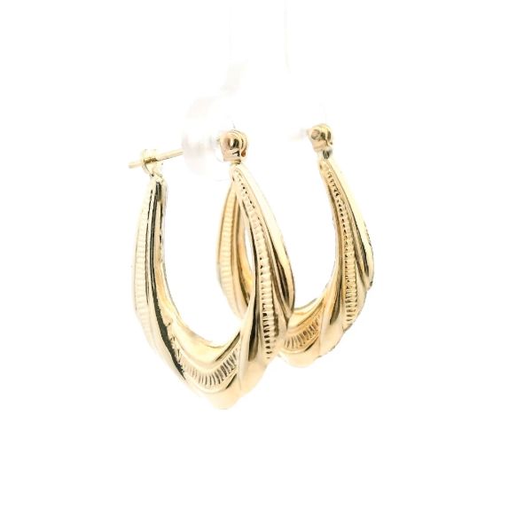 Estate 14KY Fancy Hoop Earrings Kiefer Jewelers Lutz, FL