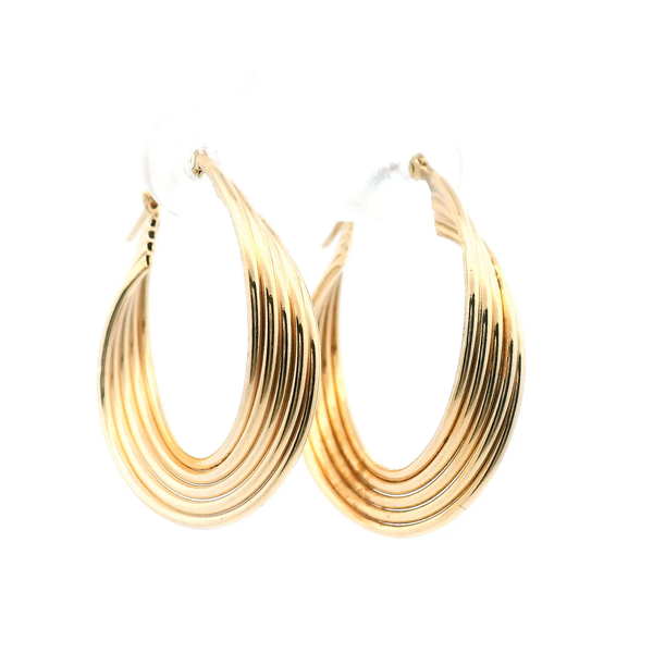 Estate 14KY Fancy Hoop Earrings Kiefer Jewelers Lutz, FL