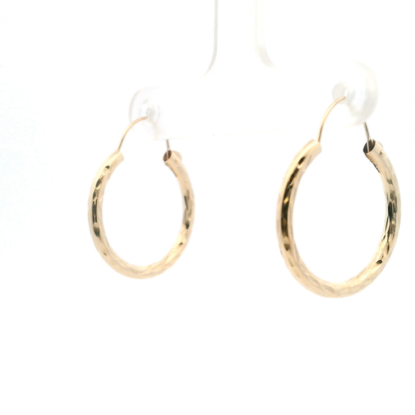 Estate 14KY DC Hoop Earrings Image 4 Kiefer Jewelers Lutz, FL