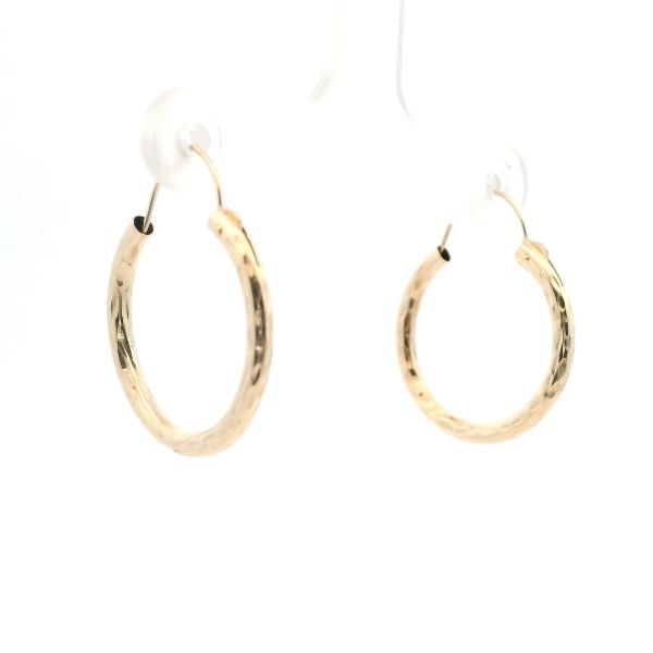 Estate 14KY DC Hoop Earrings Kiefer Jewelers Lutz, FL