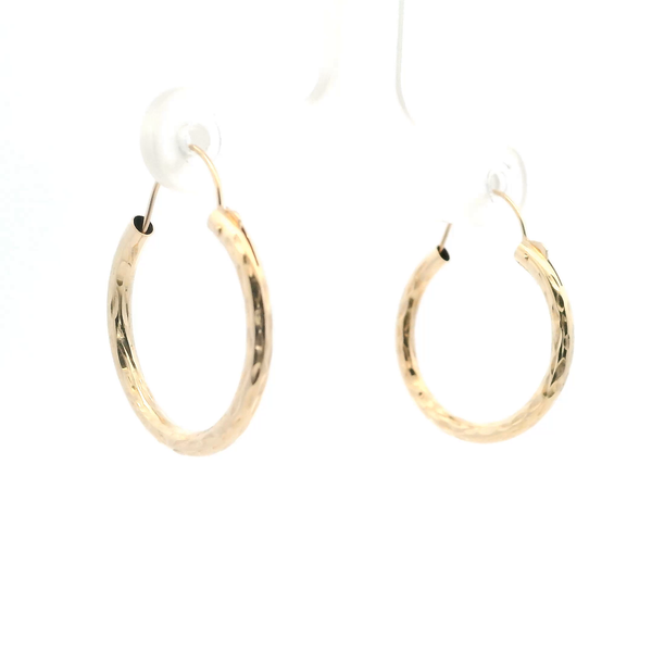 Estate 14KY DC Hoop Earrings Kiefer Jewelers Lutz, FL