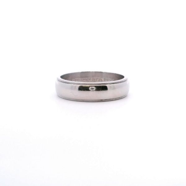 Estate Plat 6MM Milgrain 