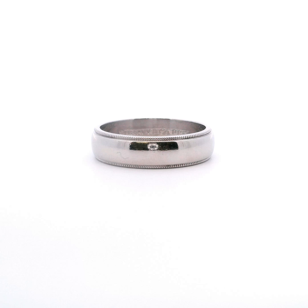 Estate Plat 6MM Milgrain 