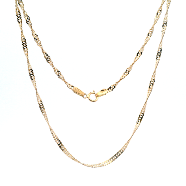 Estate 18KY Singapore Chain Kiefer Jewelers Lutz, FL