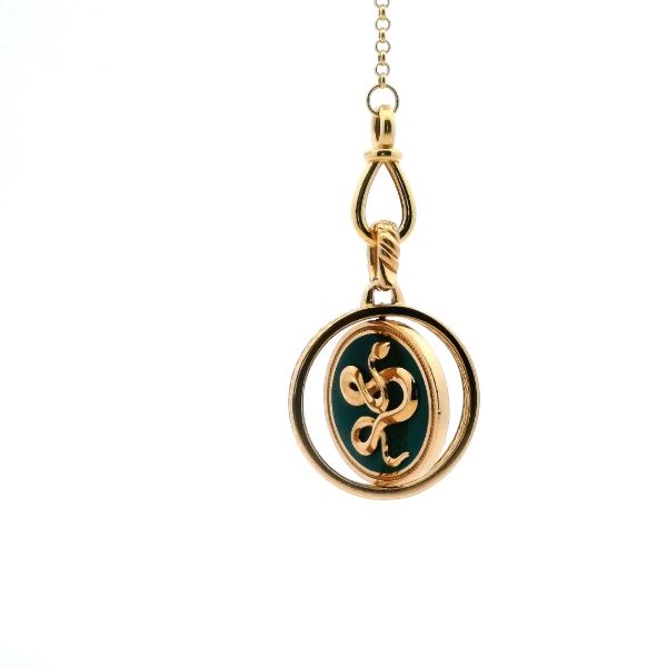 Estate 18KY Evil Eye/Snake Medallion by David Yurman Image 4 Kiefer Jewelers Lutz, FL